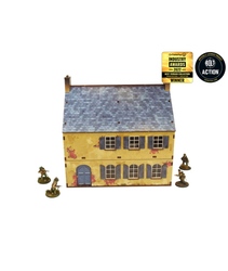 Pre-Painted WW2 NORMANDY TOWNHOUSE 2 (28MM / 1:56) - H00126