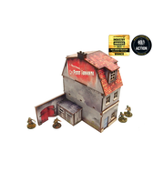 Pre-Painted WW2 NORMANDY TOWNHOUSE 1 (28MM / 1:56) - H00125