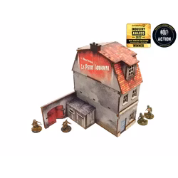Pre-Painted WW2 NORMANDY TOWNHOUSE 1 (28MM / 1:56) - H00125