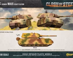Maus Heavy Platoon (x2 Plastic) - CSG01