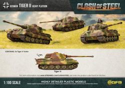 Tiger II Heavy Tank Platoon (x3 Plastic) - CSG03
