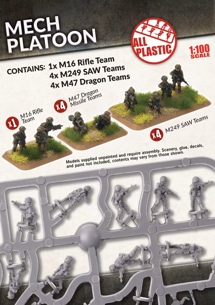Mech Platoon (Plastic) - TUBX29