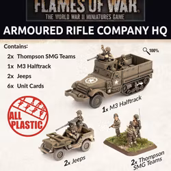 Armoured Rifle Company HQ (Plastic) - UBX74