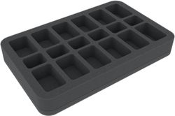 HS035A054 Feldherr Foam Tray with 18 compartments for Flames of War - small and medium Bases