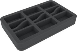 HS035A017 Feldherr foam tray for Flames of War - 6 tanks - medium bases