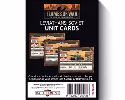 Late War Leviathans: Soviet Unit Cards - FW276SU