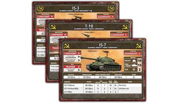 Late War Leviathans: Soviet Unit Cards - FW276SU