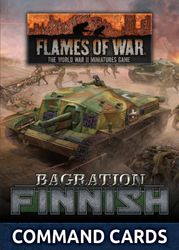 Bagration: Finnish Command Cards  - FW269FC