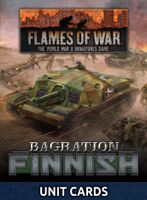 Bagration: Finnish Unit Cards - FW269FU