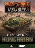 Bagration: Hungarian Unit Cards - FW269HU