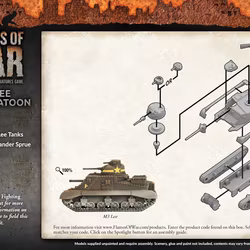 M3 Lee Tank Platoon (Plastic x5) - UBX50