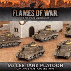M3 Lee Tank Platoon (Plastic x5) - UBX50