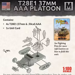American T28E1 37mm AAA Platoon - UBX61