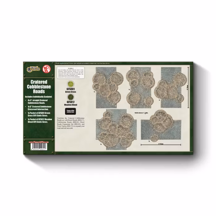 Cratered Cobblestone Roads - BB142
