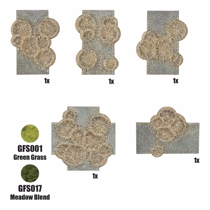 Cratered Cobblestone Roads - BB142