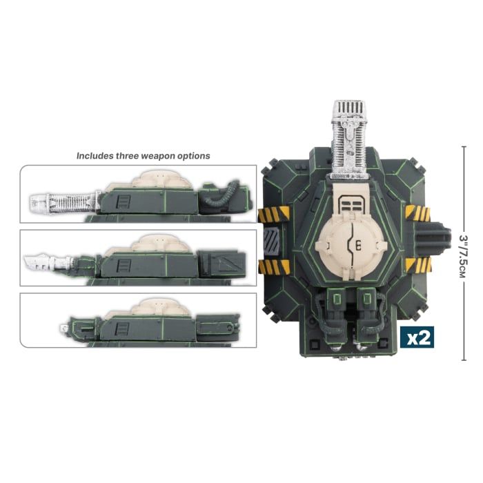Gothic Sector Legion Defense Turrets (x2) - BB666