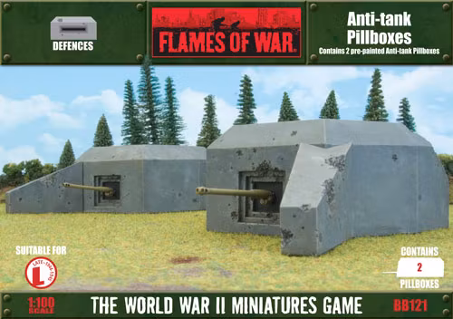 Anti-tank Pillboxes (x2) BB121