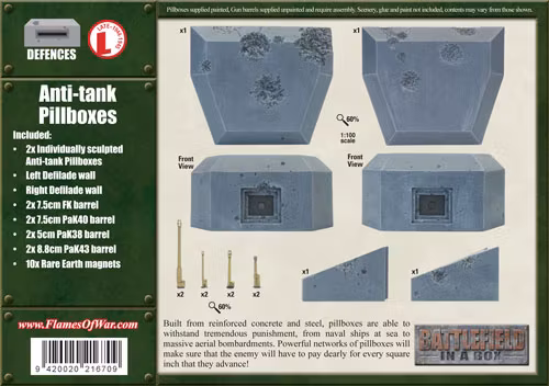 Anti-tank Pillboxes (x2) BB121
