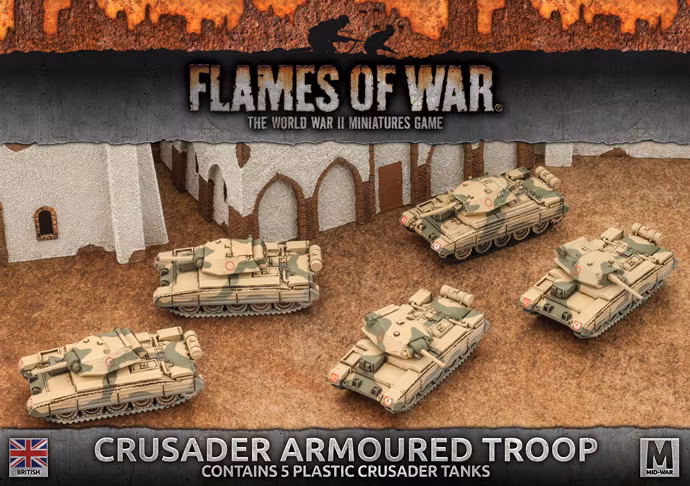 Crusader Armoured Troop (x5) - BBX39