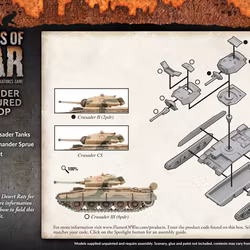 Crusader Armoured Troop (x5) - BBX39