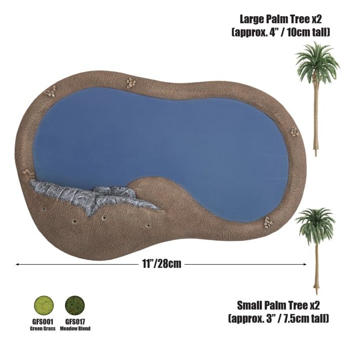 Features: Jungle Pond (x1) - BB257