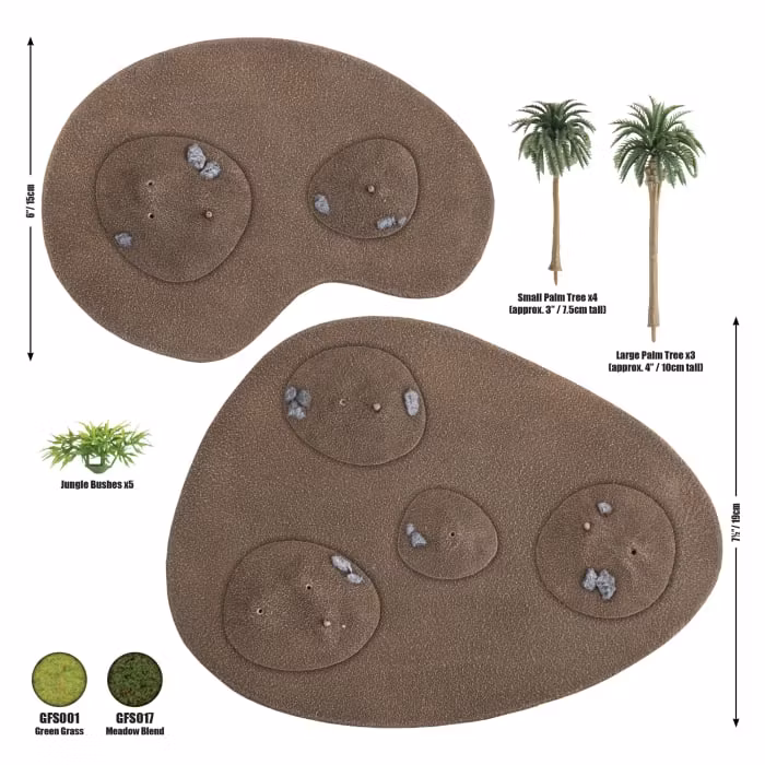 Features: Jungle Palms (x2) - BB256
