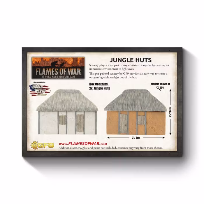 Features: Jungle Huts (x2)