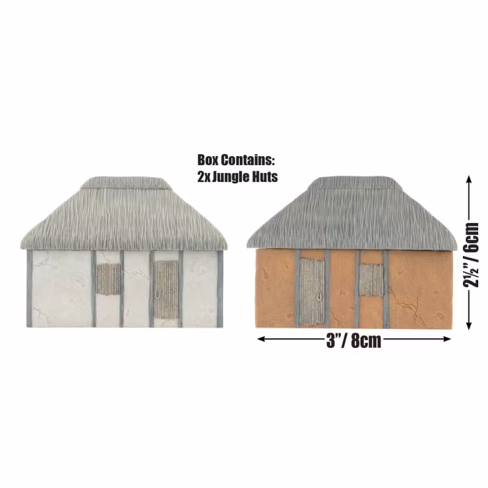Features: Jungle Huts (x2)