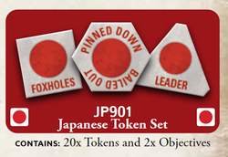 Japanese MW Tokens (x20) and Objectives (x2) - JP901