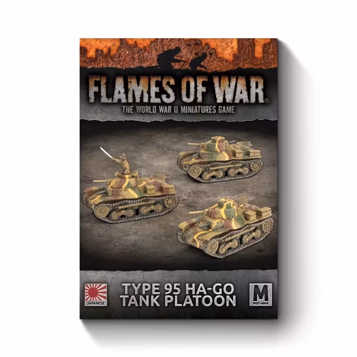 Type 95 Ha-Go Light Tank Platoon (x3) - JBX12