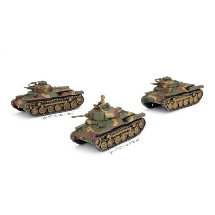 Type 97 Chi-Ha Tank Platoon (x3) - JBX17