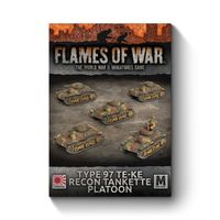 Type 97 Te-Ke Recon Tankette Platoon (x5) - JBX13