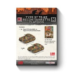 Type 97 Te-Ke Recon Tankette Platoon (x5) - JBX13