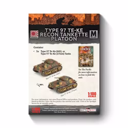 Type 97 Te-Ke Recon Tankette Platoon (x5) - JBX13