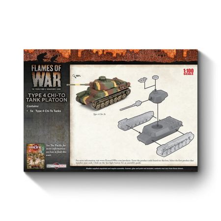 Type 4 Chi-To Tank Platoon (x5) - JBX19