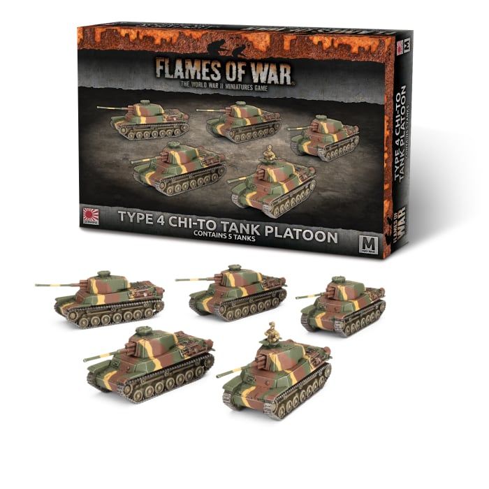 Type 4 Chi-To Tank Platoon (x5) - JBX19
