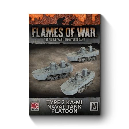 Type 2 Ka-Mi Naval Tank Platoon (x3) - JBX15