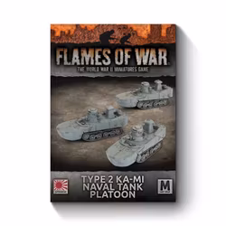 Type 2 Ka-Mi Naval Tank Platoon (x3) - JBX15
