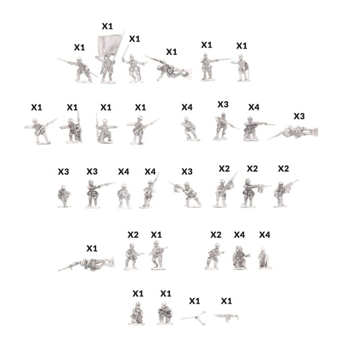 Infantry Platoon (x64 Figures)