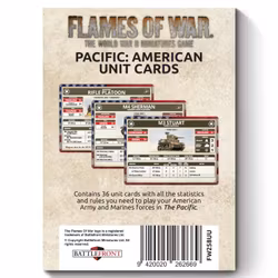 The Pacific: American Unit Cards - FW258UU