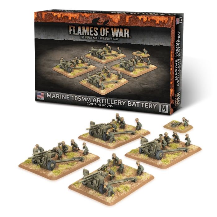 Marine 105mm Artillery Battery (x4) - UBX100