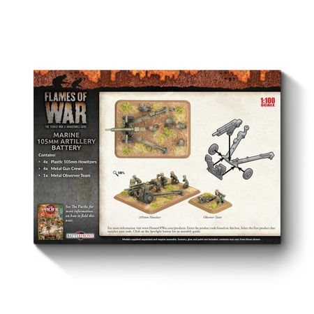 Marine 75mm Artillery Battery (x4) - UBX101
