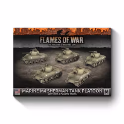 Marine M4 Sherman Platoon (x5 Plastic) - UBX99