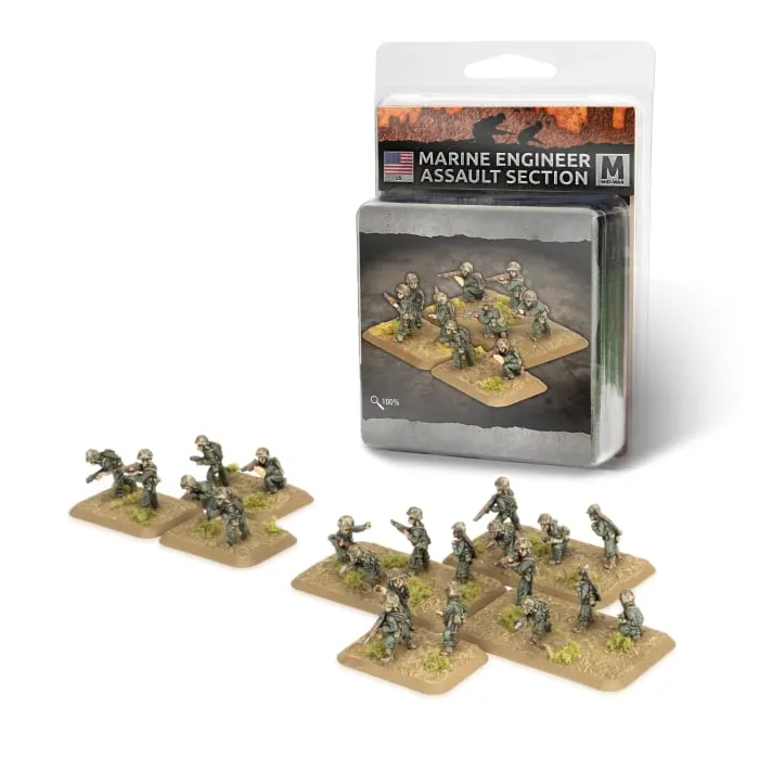 Marine Engineer Assault Section (x21 figures) - US816 - TableTopGames