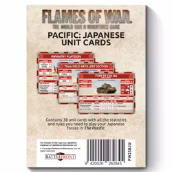 The Pacific: Japanese Unit Cards (x38 Cards) - Limited Edition - FW258JU