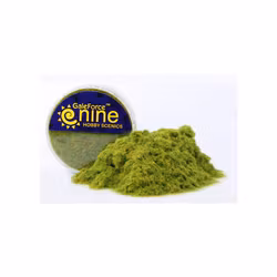 Hobby Round: Green Static Grass - GFS001