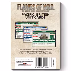British, Australian & Indian MW Unit Card Pack (x55 Cards) - Limited Edition -FW258BU