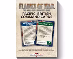 British, Australian & Indian MW Command Card Pack (x57 Cards) - Limited Edition -FW258BC