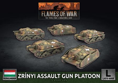 Zrinyi Assault Gun Platoon (x5) - HBX03