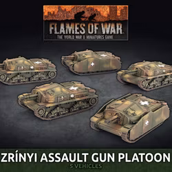 Zrinyi Assault Gun Platoon (x5) - HBX03